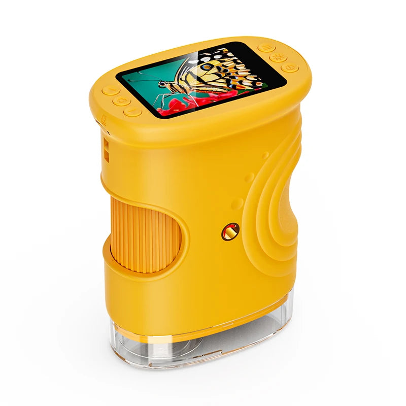 Pocket Microscope for Kids with 4K 2.0" Screen