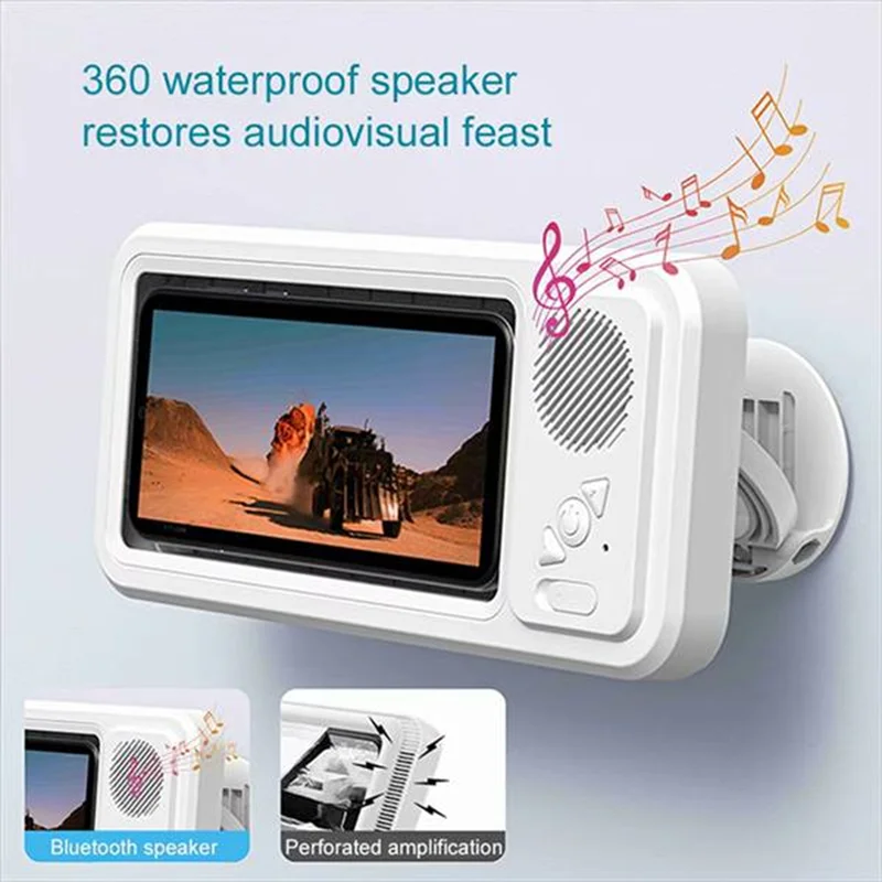 Adjustable Waterproof Wall Mount Phone Holder