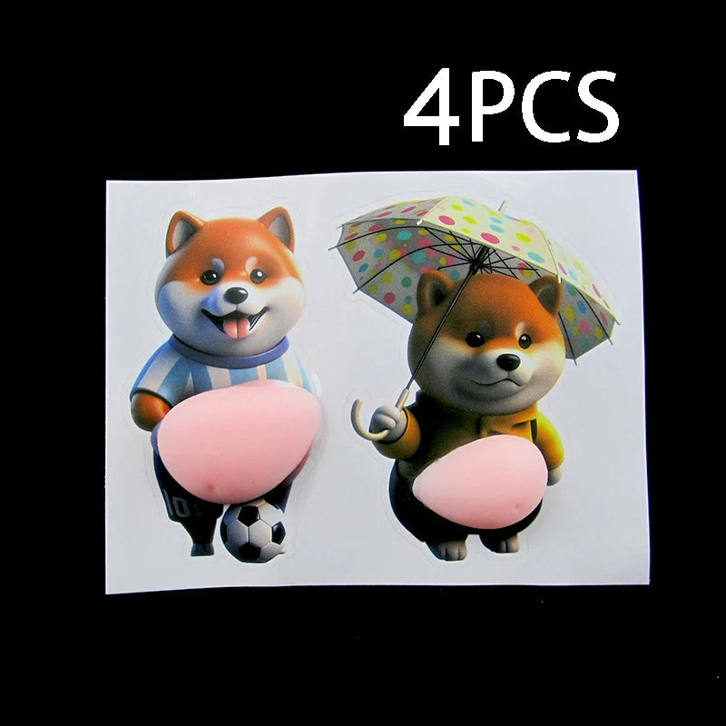 Cute Squeezeable Puppy Sticker