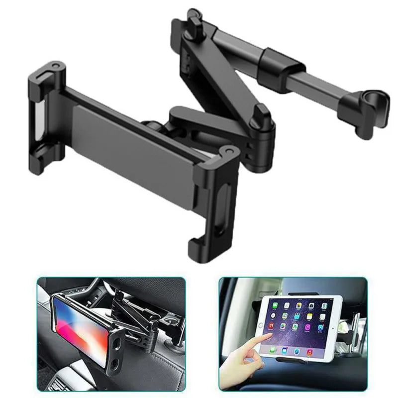 Telescopic Retractable Car Headrest Mount Phone Holder