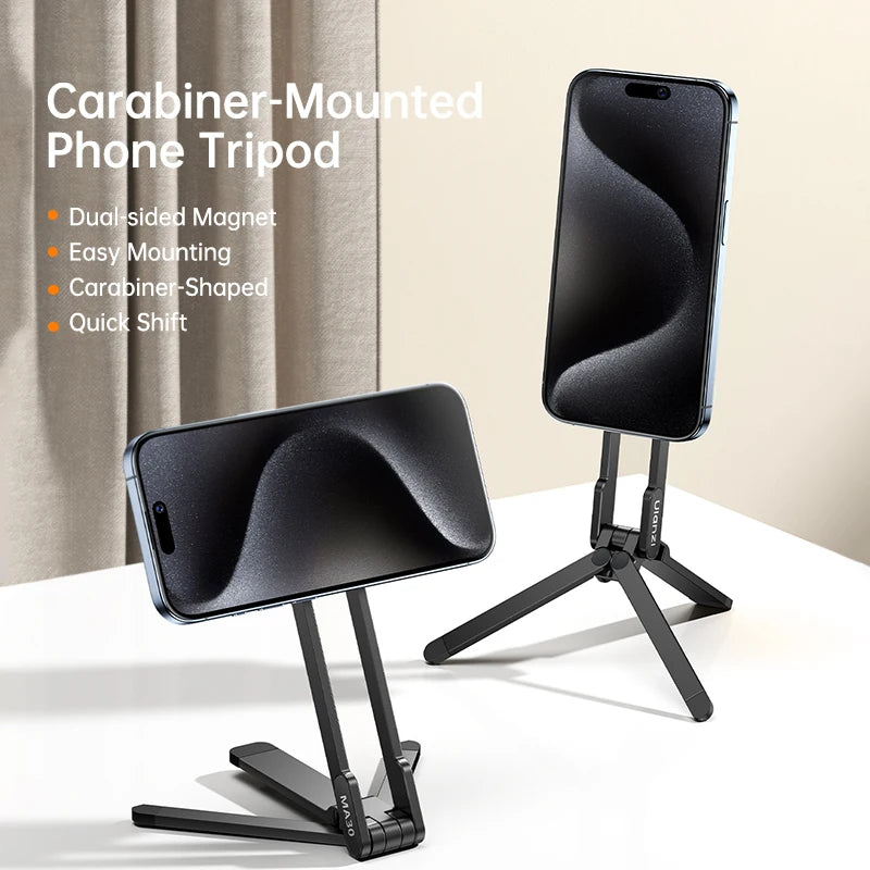 Double-Sided Magnetic Tripod Phone Holder