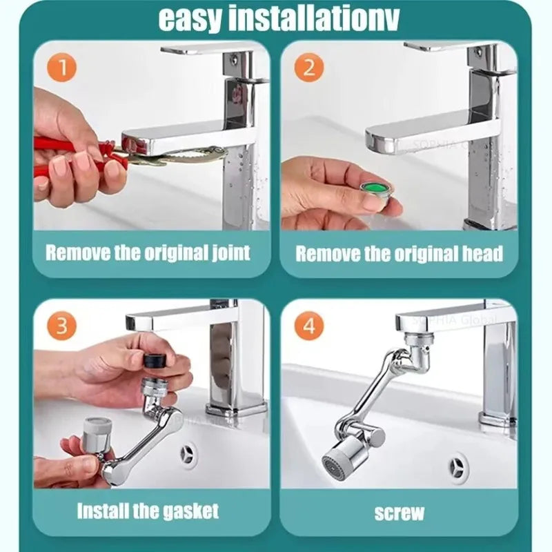 Splash Filter 1080 Degree Rotation Faucet