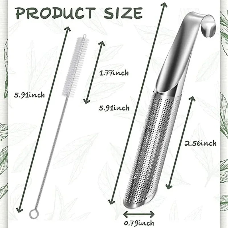 Styxon Tea Infuser, Stainless Steel Tea Infuser Stick Pipe Tea Diffuser Styxon Tea Infuser, Stainless Steel Tea Infuser Stick Pipe Tea Diffuser