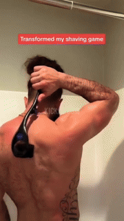 Ergonomic Long Handle Body Groomer