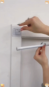 Adjustable Curtain Rod Wall Hooks