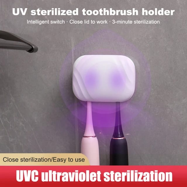 USB Rechargeable UV Toothbrush Sterilizer