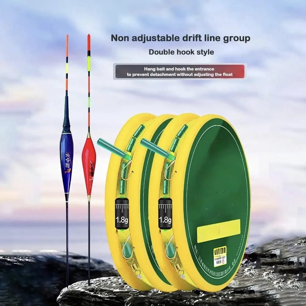 Fishing Line Set  With 2Pcs Float