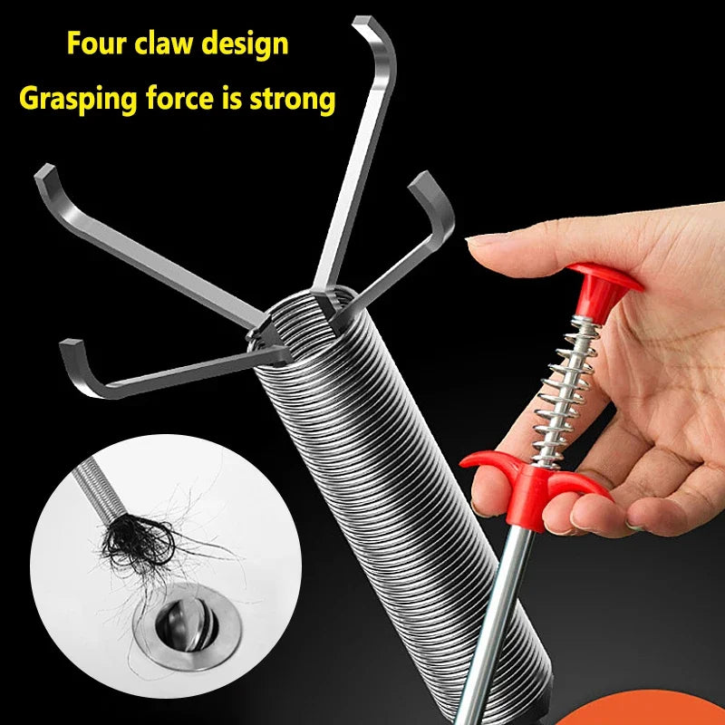 Spring Pipe Dredging Tool