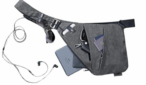 Anti-theft Unisex Cross Body Bag