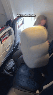 Inflatable Foot Rest Pillow