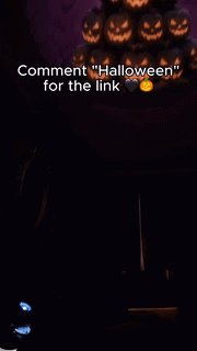 Mini LED Spooky Projector Lamp