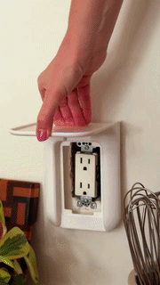 Outlet Wall Shelf Organizer