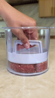 Burger Patty Press with Storage Container