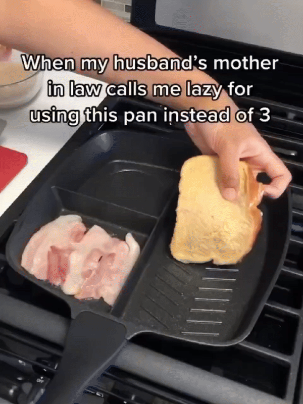 Multifunctional 3 In 1 Non-Stick Frying Pan