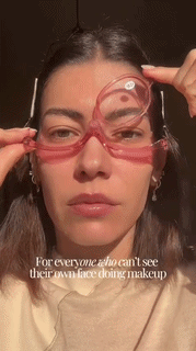 Rotating Makeup Reading Glasses