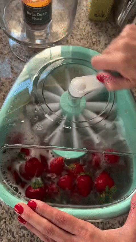 Easy Spin Veggie & Fruit Washer Basket