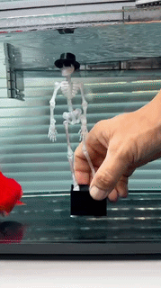 Dynamic Dancing Skeleton Aquarium Bubbler