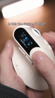 Ergonomic Vertical Wireless Mouse With Adjustment Knob