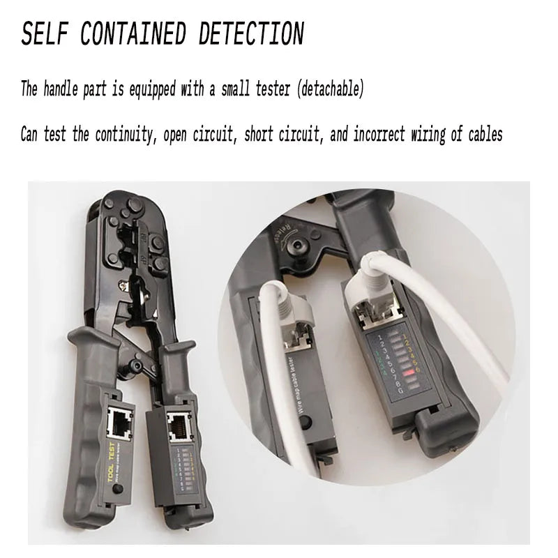 2 in 1 Network Cable Tester Crimping Tool