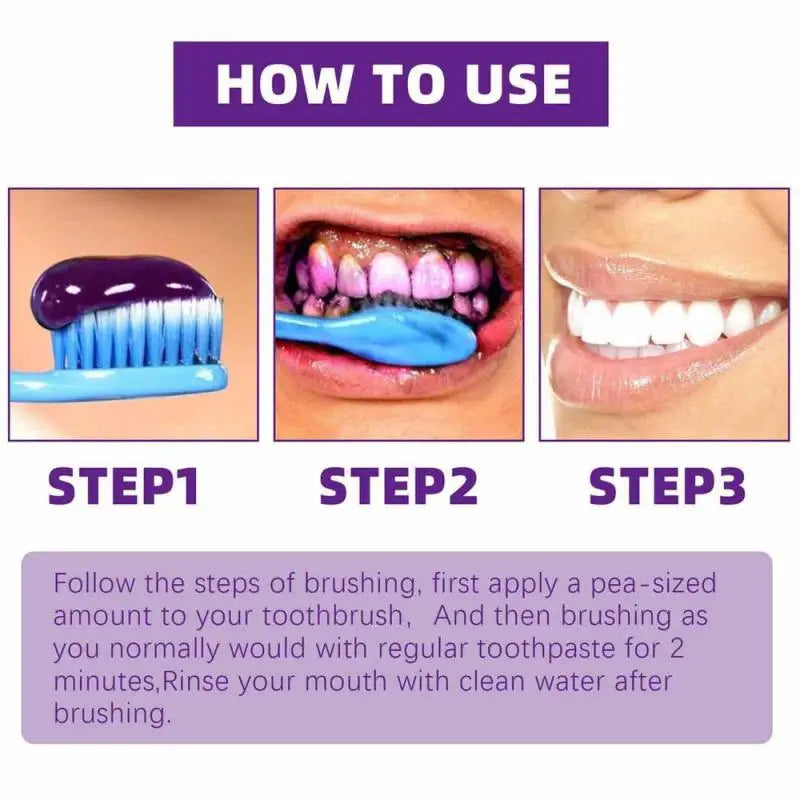 LuminousSmile Purple Toothpaste